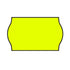 Non-Tamper Proof 26x16mm Meto Fluoro Yellow Permanent Label