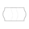 Tamper Proof 26x16mm Meto Removable Adhesive Label