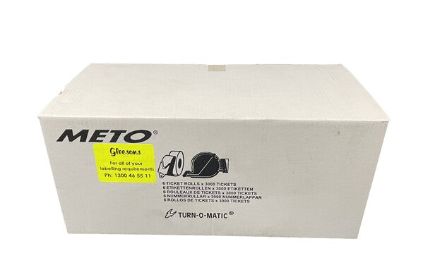 Pack of Meto T80 Turnomatic Tickets