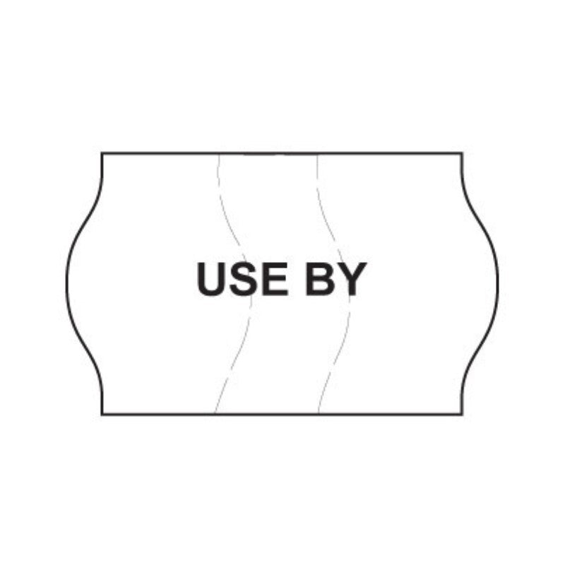 Tamper Proof 26x16mm Meto USE BY Freezer Grade Label