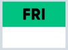 22x16 Friday (Green) Day Label