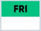 22x16 Friday (Green) Day Label