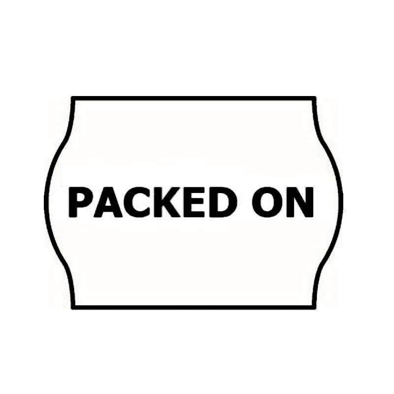 Non-Tamper Proof 22x16mm PACKED ON Freezer Grade Label