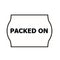 Non-Tamper Proof 22x16mm PACKED ON Freezer Grade Label