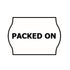 Non-Tamper Proof 22x16mm PACKED ON Freezer Grade Label