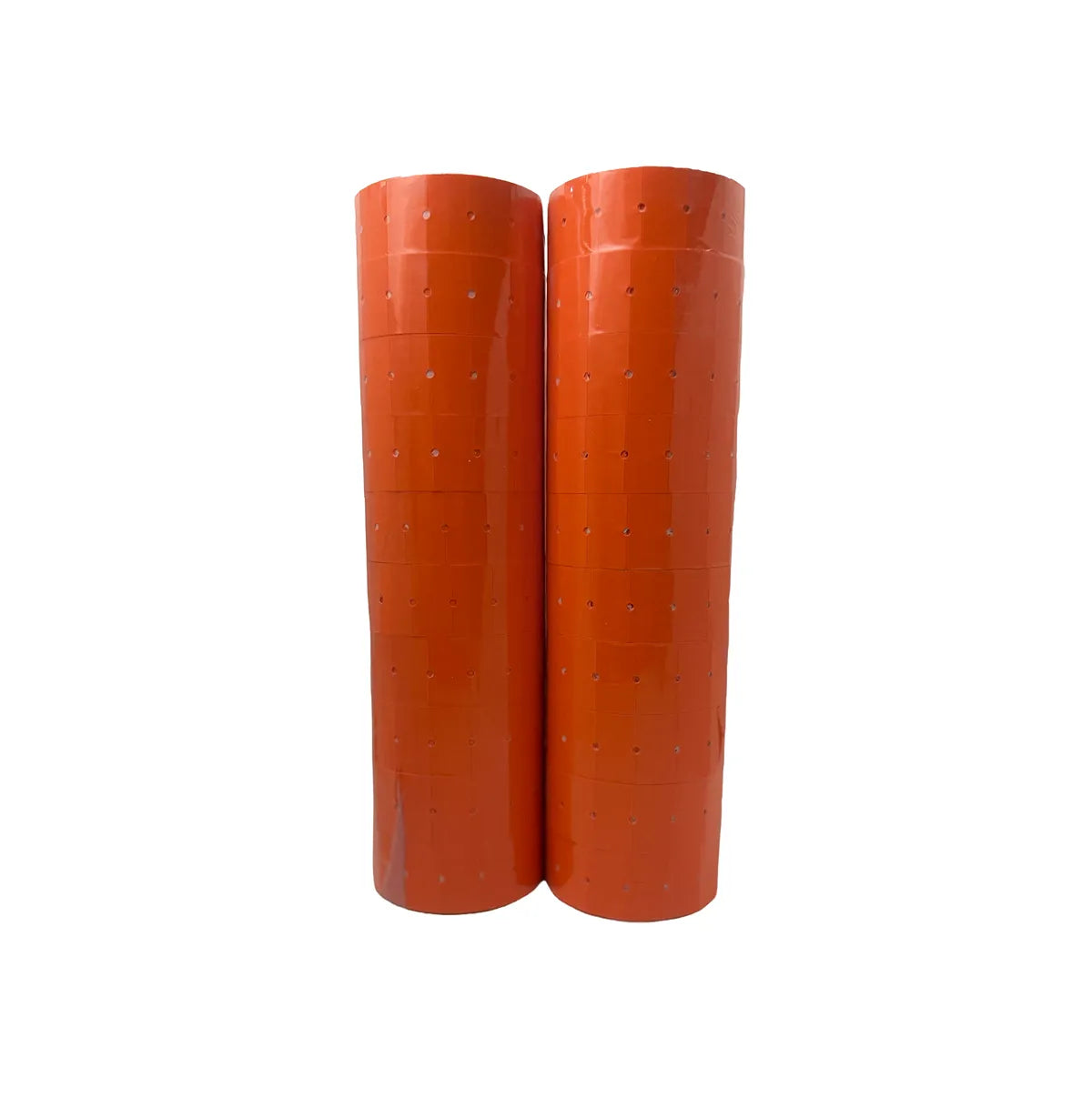 21x12mm fluoro orange removable label bundle