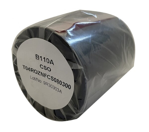 80mm Black Wax Resin Ribbon