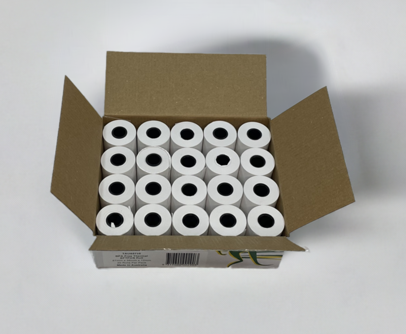 Box of BPA Free EFTPOS Rolls