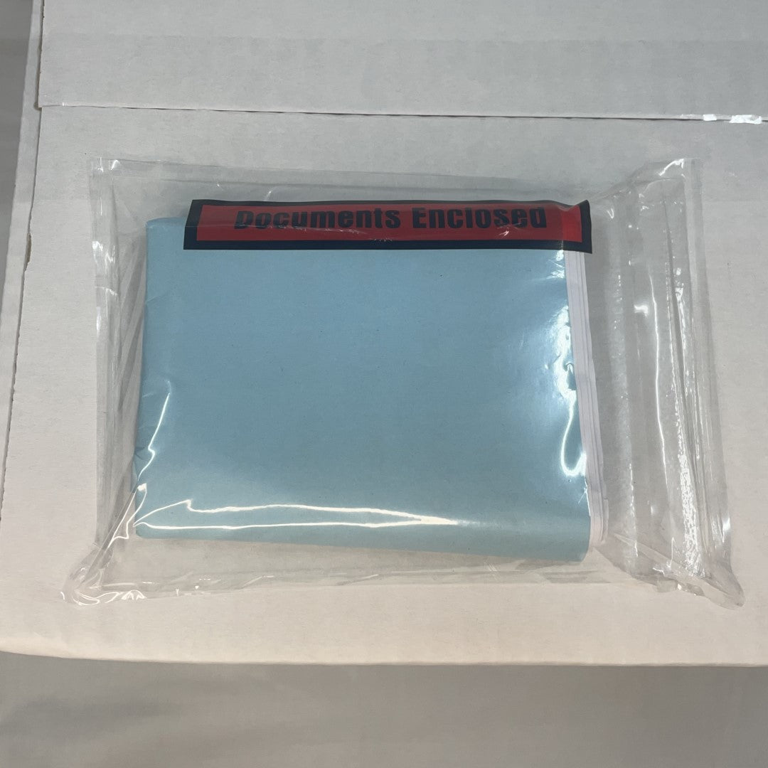 Documents Enclosed Sleeve with document inside