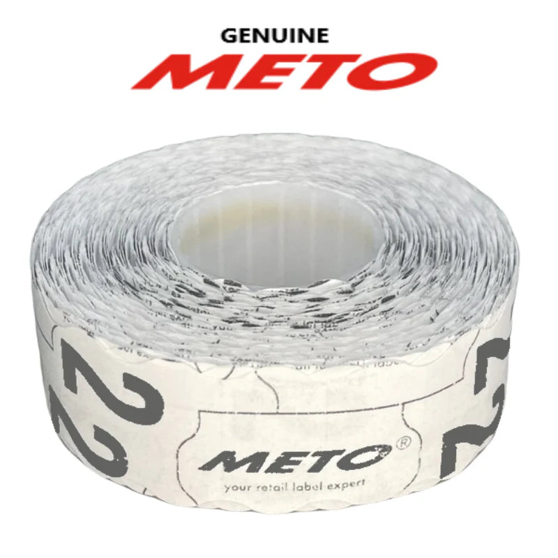 Roll of Genuine Meto Permanent Labels