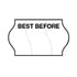 Tamper Proof 18x11mm Meto BEST BEFORE Permanent Label
