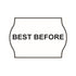 Non-Tamper Proof 22x16mm Meto BEST BEFORE Freezer Grade Label