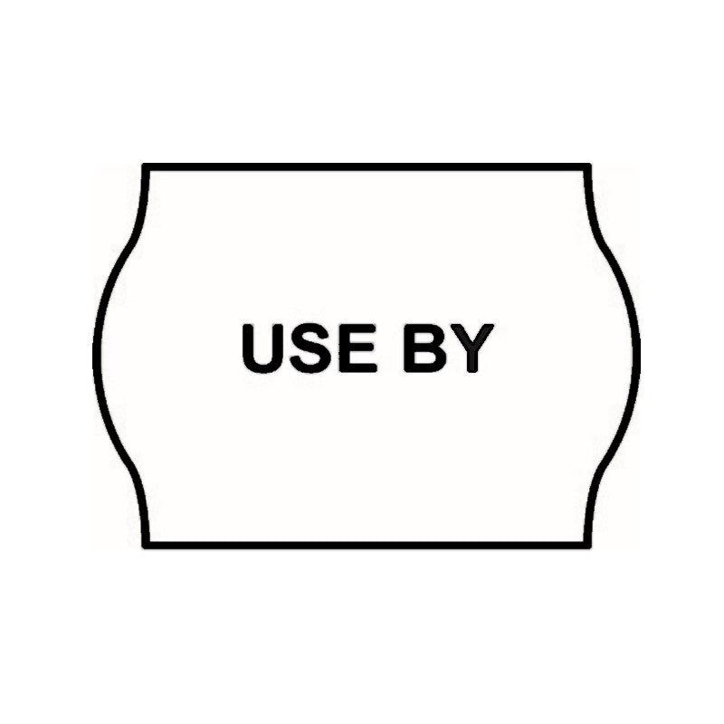 Non-Tamper Proof 22x16mm Meto USE BY Freezer Grade Label