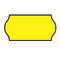 Non-Tamper Proof 22x12mm Fluoro Yellow Meto Permanent Adhesive Label