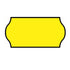 Non-Tamper Proof 22x12mm Fluoro Yellow Meto Permanent Adhesive Label