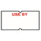 Non-Tamper Proof 21x12mm USE BY Red Print Freezer Grade Label