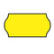 Non-Tamper Proof 22x12mm Meto Fluoro Yellow Removable Label