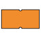 Non-Tamper Proof 21x12mm Meto Fluoro Orange Removable Label
