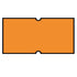 Non-Tamper Proof 21x12mm Meto Fluoro Orange Removable Label