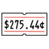 Non-Tamper Proof 21x12mm Meto Red Double Line Removable Label with price