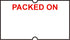 Tamper Proof 21x12mm PACKED ON Freezer Grade Label