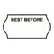 Non-Tamper Proof 22x12mm Meto BEST BEFORE Freezer Grade Label