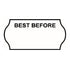 Non-Tamper Proof 22x12mm Meto BEST BEFORE Freezer Grade Label