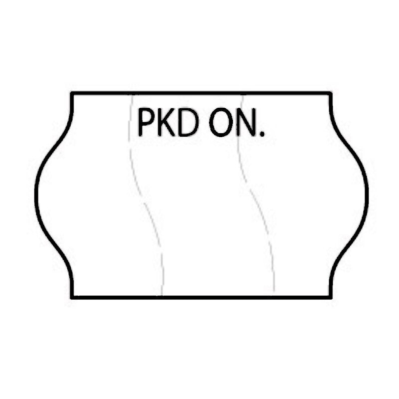 Tamper Proof 18x11mm Meto PKD ON Permanent Label