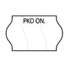 Tamper Proof 18x11mm Meto PKD ON Permanent Label