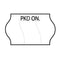 Tamper Proof 18x11mm Meto PKD ON Permanent Label