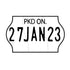 Tamper Proof 18x11mm Meto PKD ON Permanent Label with date