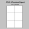 Premium A4 Laser Printer Labels - 105x98.3mm