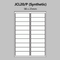 A4 Weatherproof Laser Printer Labels - 98x25mm
