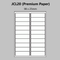 Premium A4 Laser Printer Labels - 98x25mm