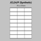 A4 Weatherproof Laser Printer Labels - 70x37mm