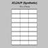 A4 Weatherproof Laser Printer Labels - 70x37mm