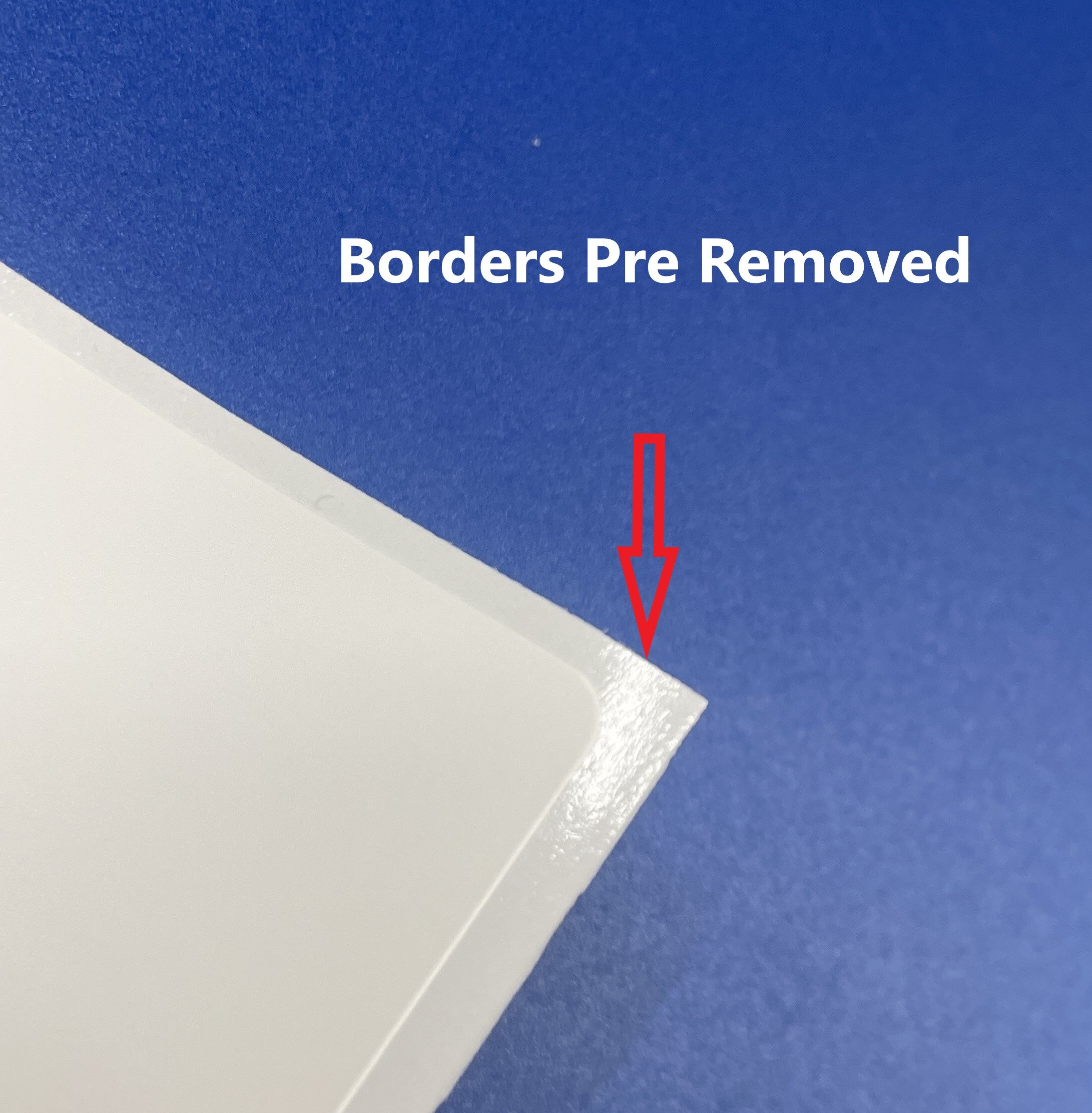 A4 Weatherproof Laser Printer Label Close up of Boarders