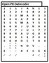 Open P8 Single-Line Day Label Gun Band Layout