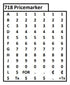 Meto RED 718 Single-Line Price Marker Band Layout