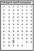 Meto Red 718 Single-Line Batch Number or Price Gun Band Layout