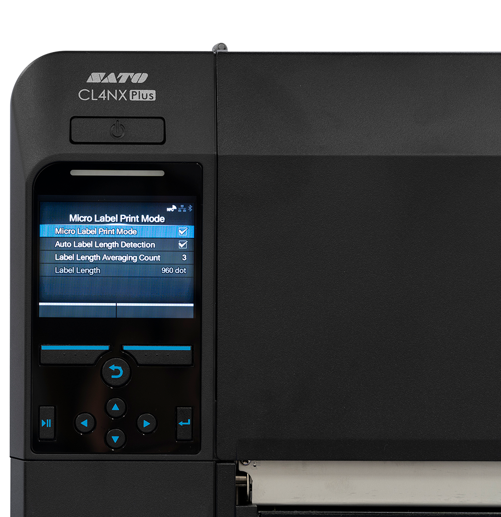 Sato CL4NX-Plus Thermal Printer Screen