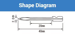 Banok 503SL Long Needle Diagram